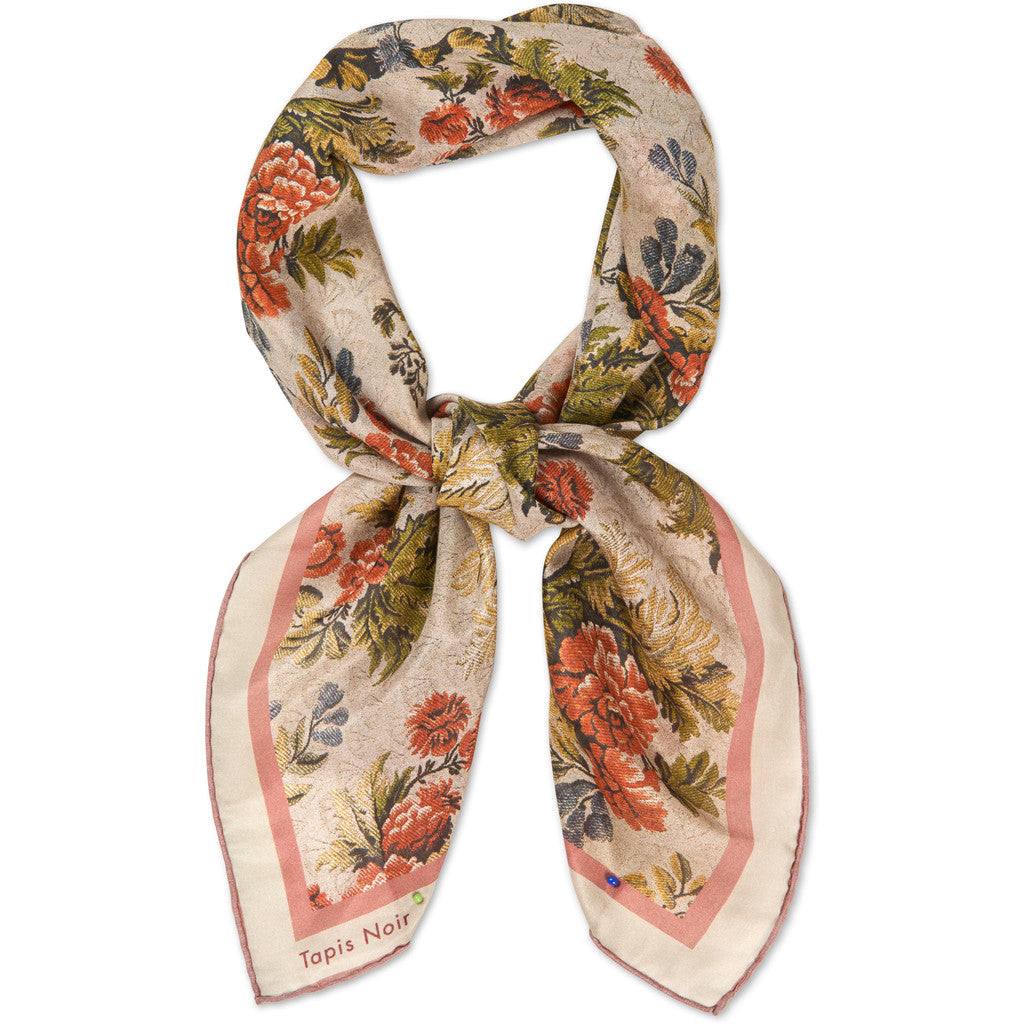 Light Peach Flower Scarf