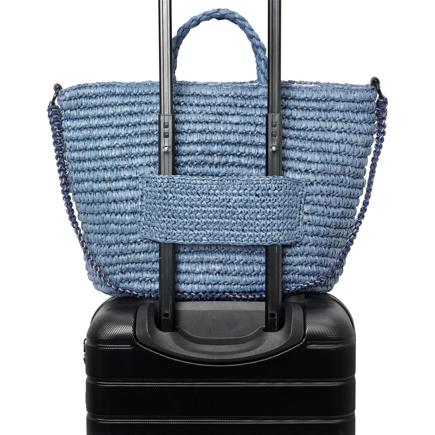 Summer Straw Travel Bag