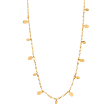 Lia - Tiny Oval Necklace