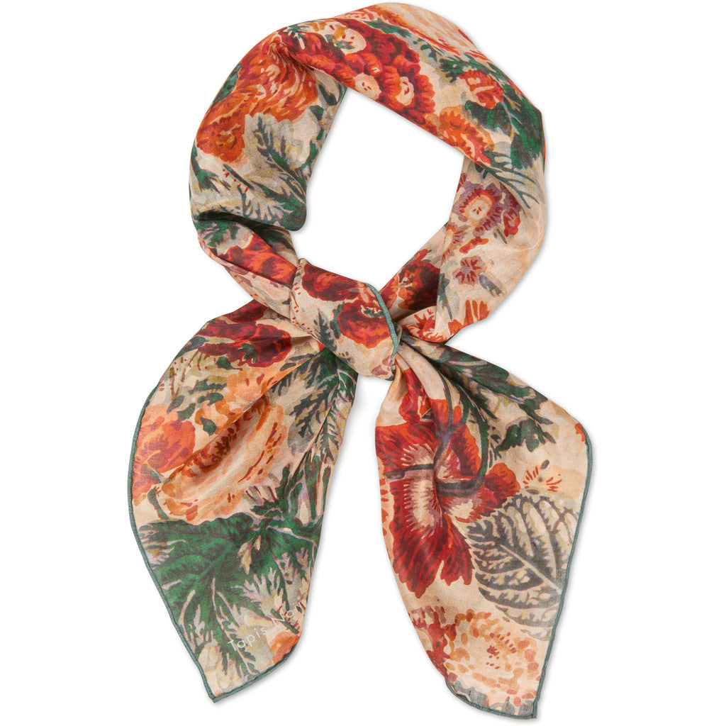 Light Warm Flower Scarf