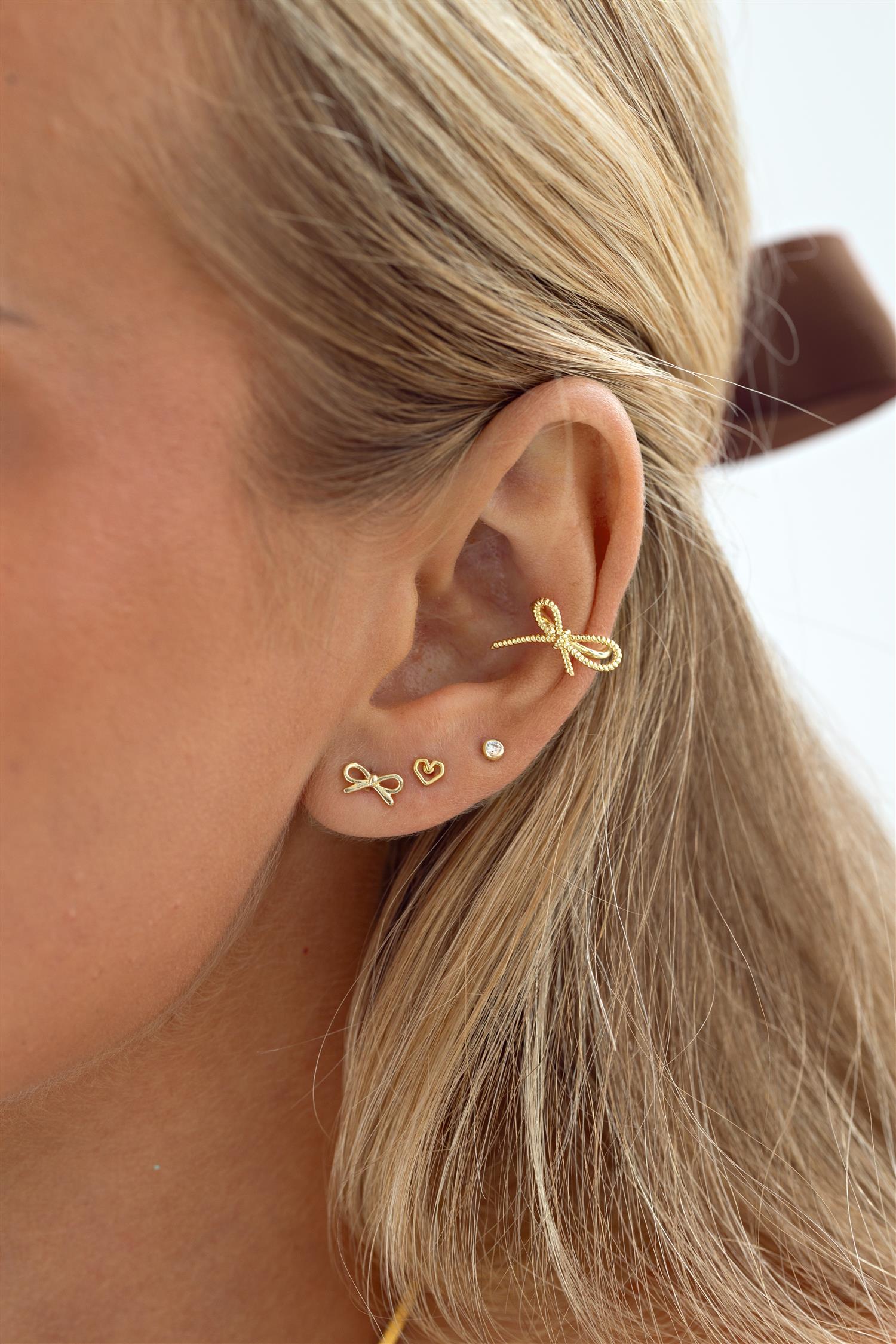 Juliette - Small Bow Stud Earrings