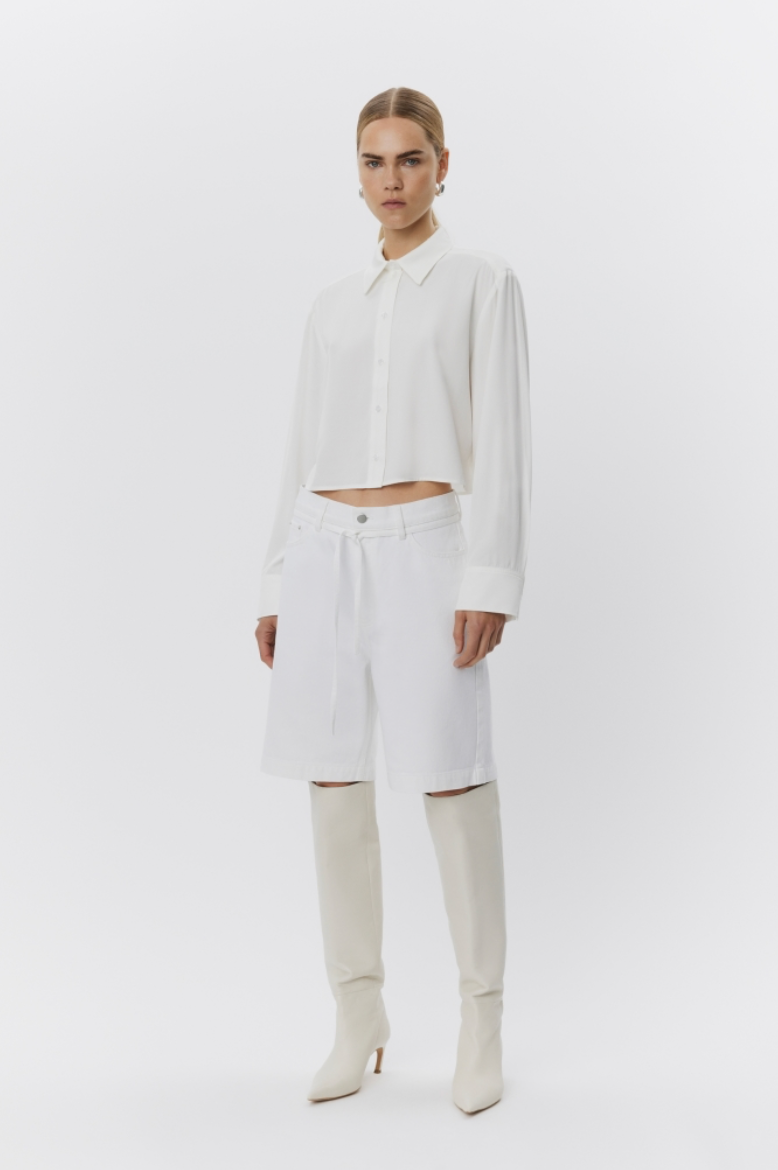 Elijah Shorts – Winter White Denim
