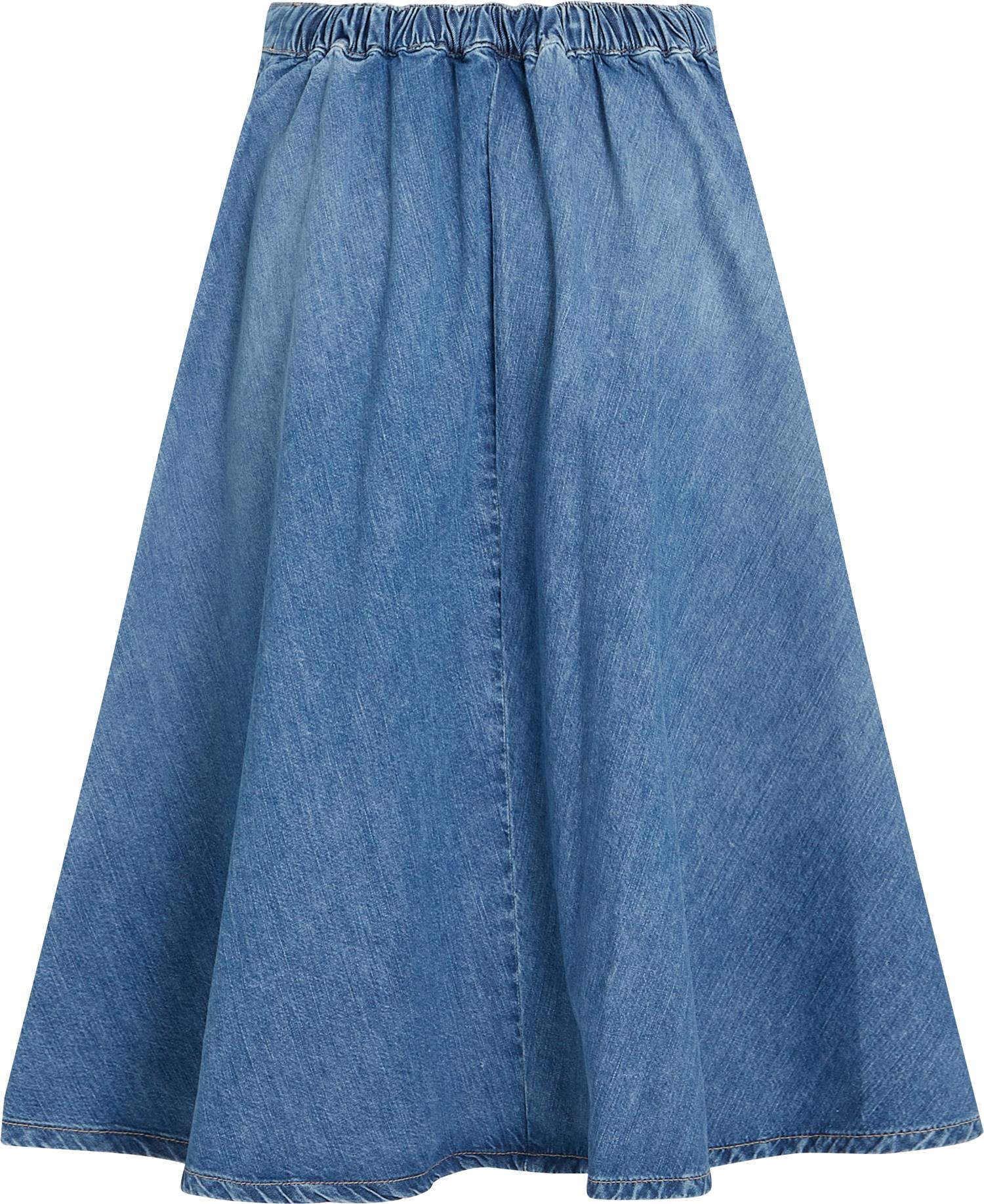 DNM MIDI FLARE SKIRT HW