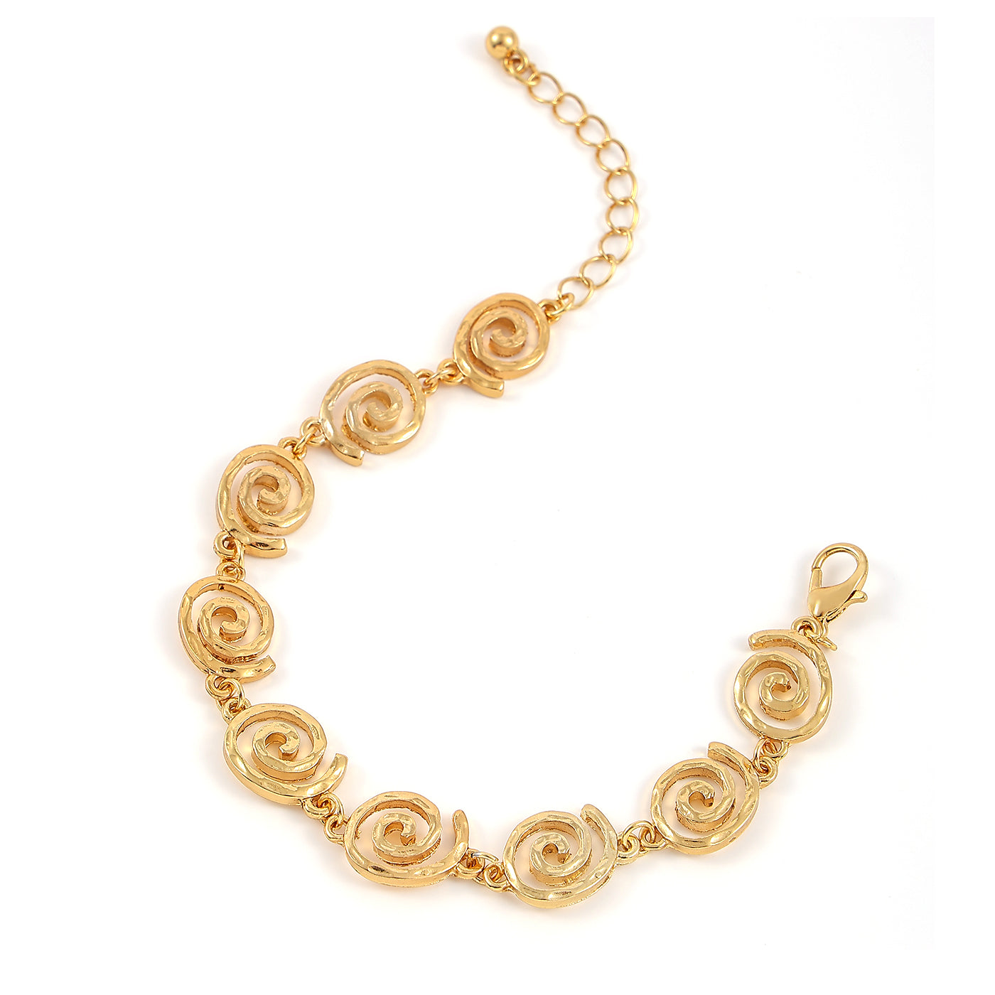 Juniper - Swirl Chain Bracelet - Gold