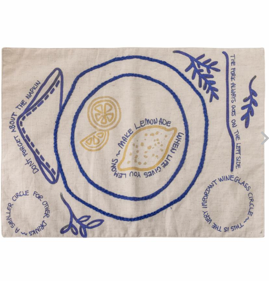 Limone Dekkeserviett