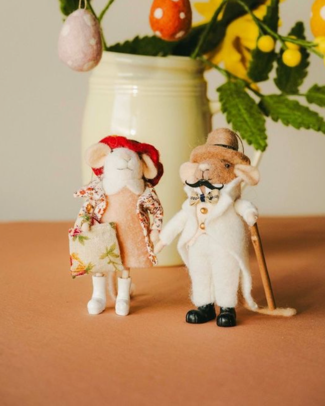 Ullfigur Miss Marple