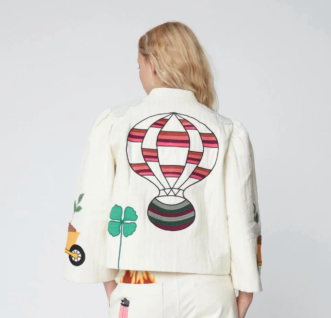 Patchwork Elements Cotton Jacket