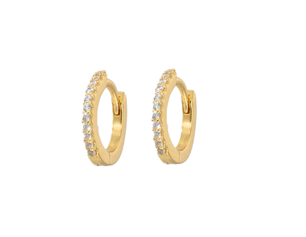 X-small Slim Hoops White