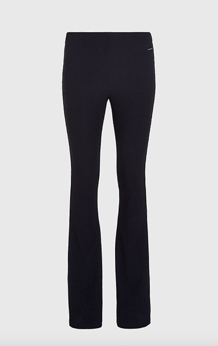 Crinkled Jersey Flared Pant