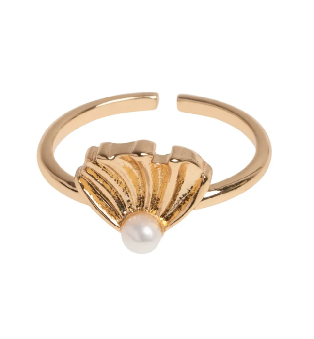 Aria - Shell with Pearl Ring