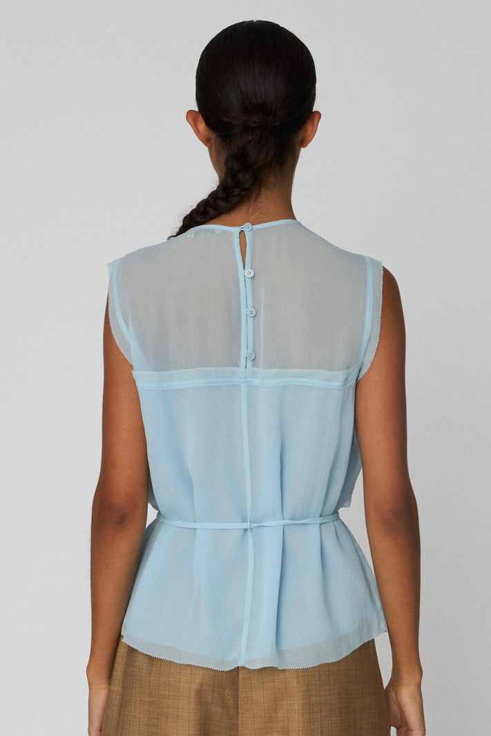 Delicate Crepe Chiffon Top