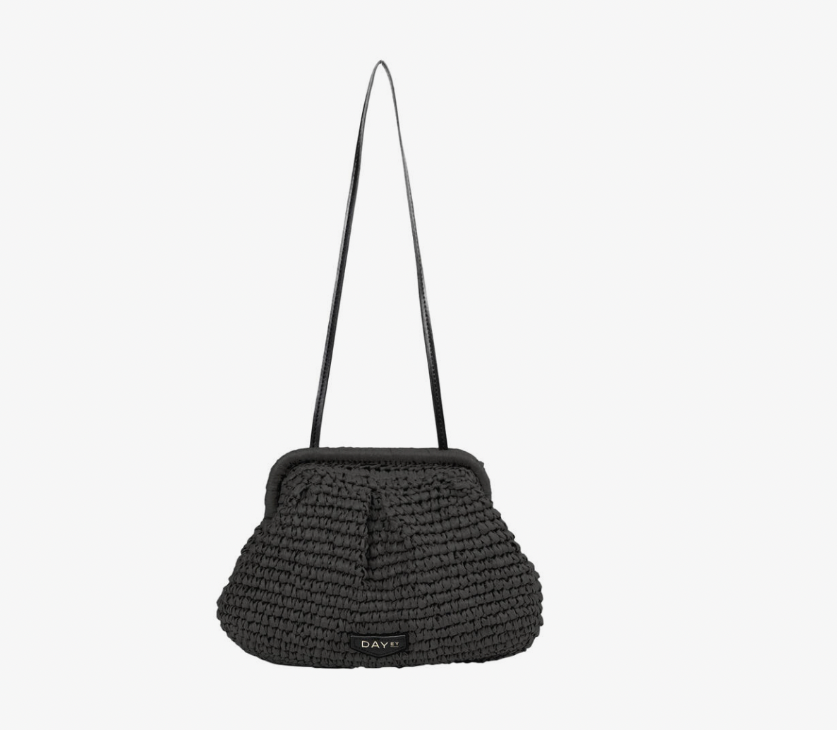 City Straw Clutch
