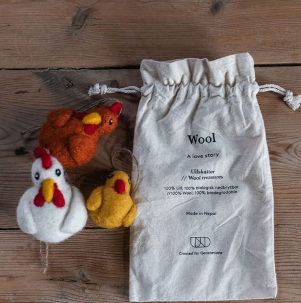 WOOL Hønemor & Co 3pak