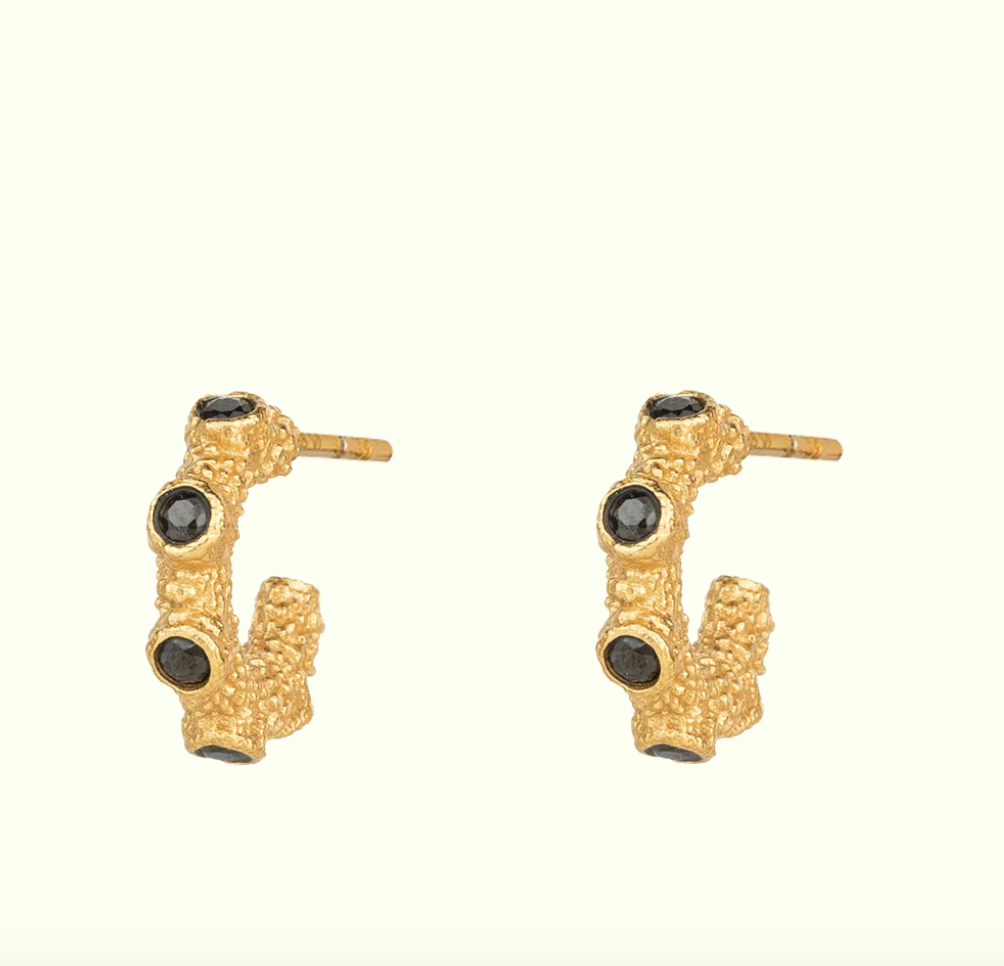 ISLE HAZE HOOP EARRINGS GILDED