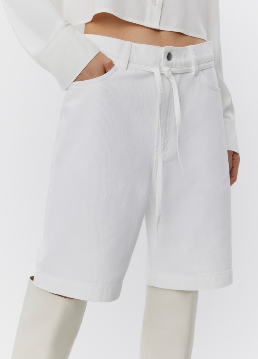 Elijah Shorts – Winter White Denim