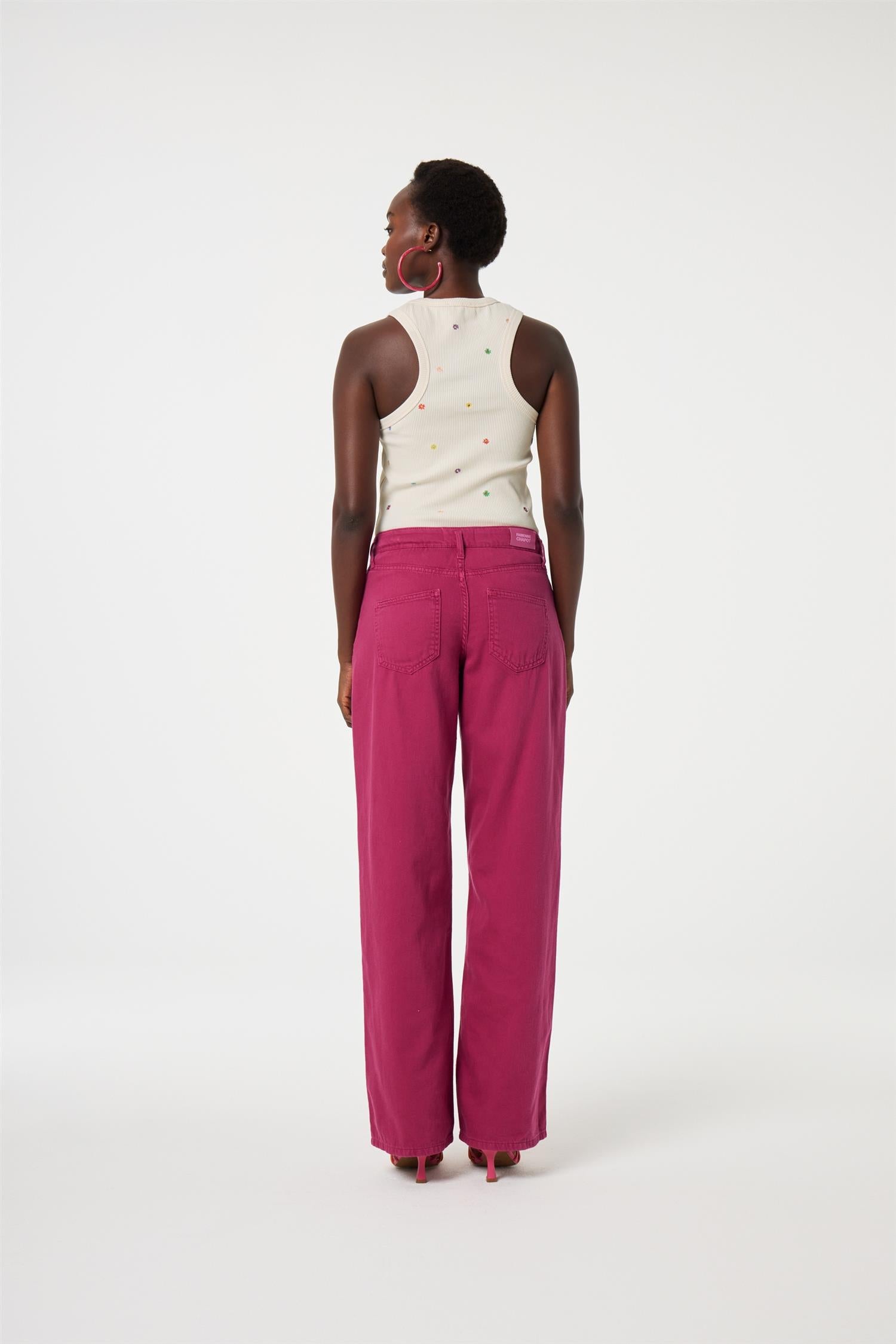 Tanja Jersey Embroidery Tank