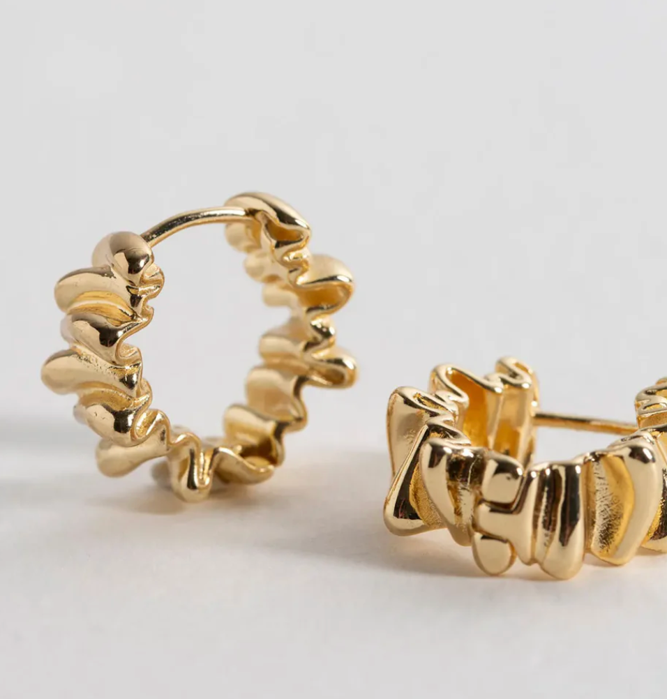 Wild - Chunky Texture Hoop Earrings