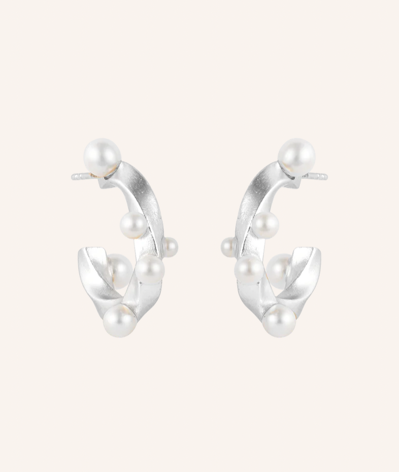 Venus Serenade Earrings Silver