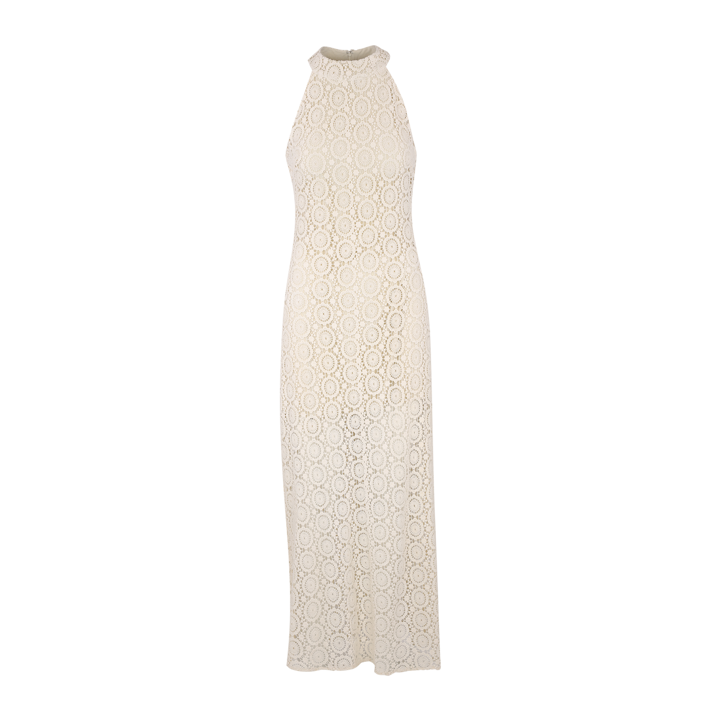 Frida Halter-neck Crochet Dress