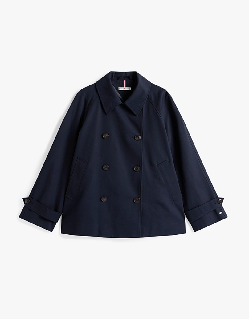 Cotton Reg Short Trench Coat