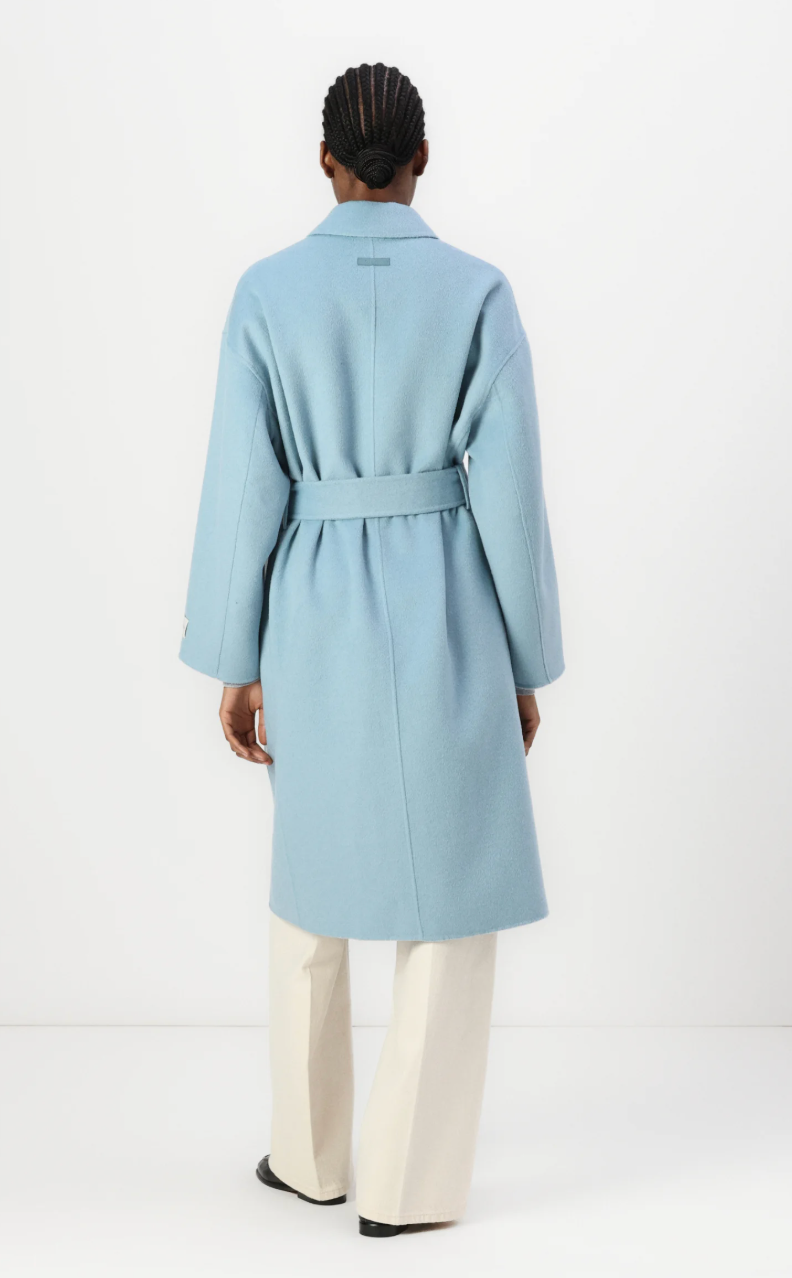 DF WOOL WRAP MIDI COAT