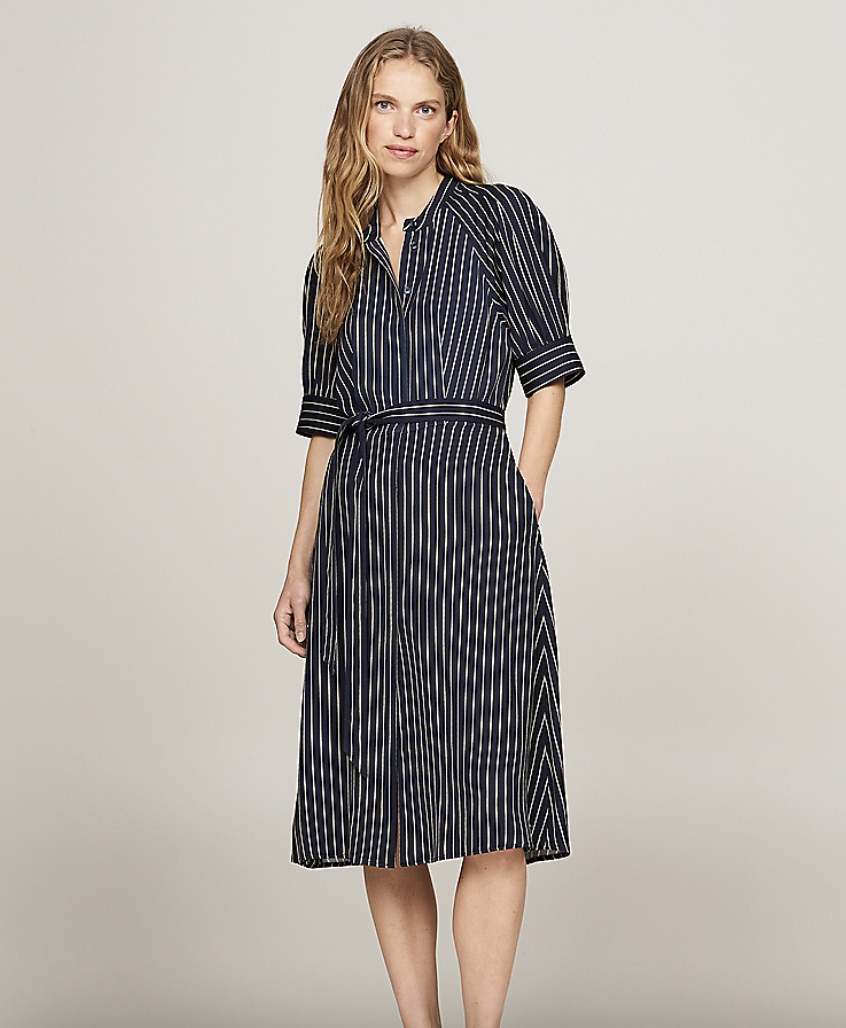 Robe Stripe Vis S/S Shirt Dress