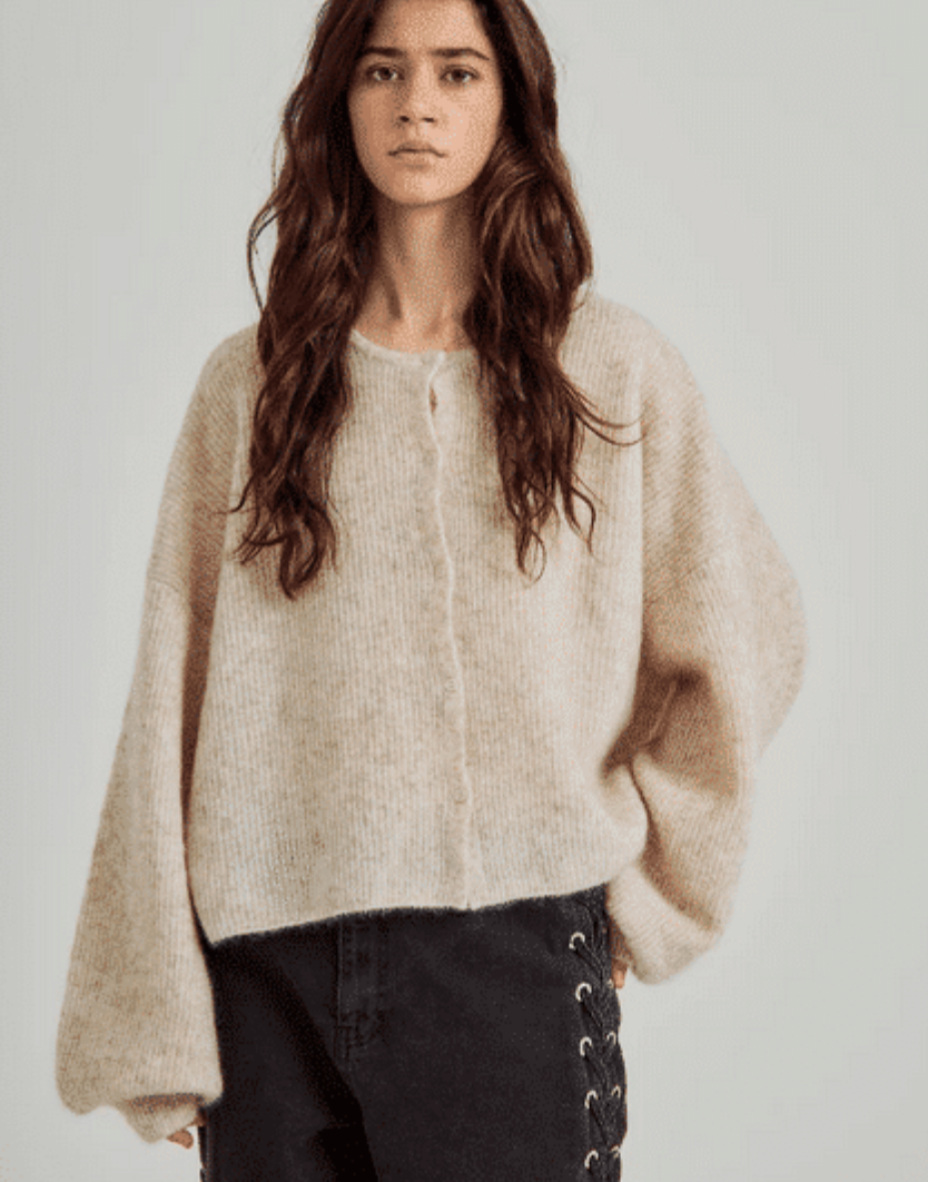 Hazina Button Knit Cardigan