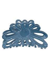 Flower Claw 8 cm Jeans Blue