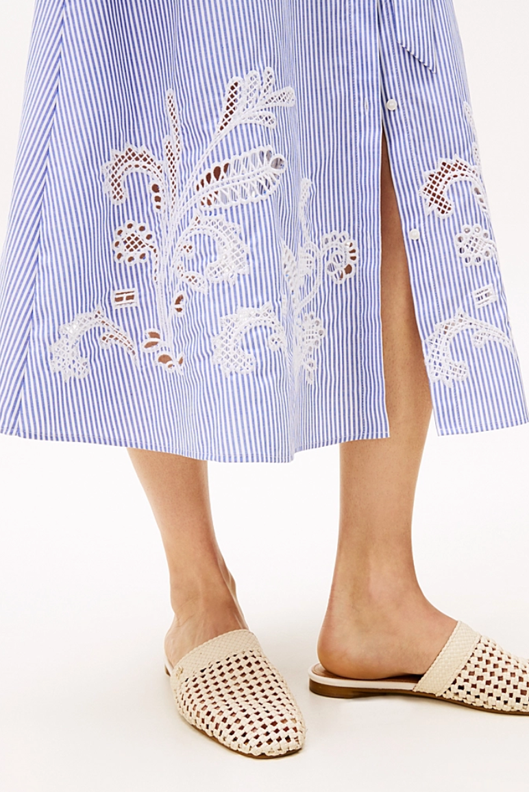 BRODERIE ANGLAISE CO SHIRT DRESS