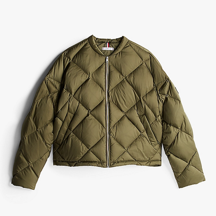 CASUAL QUILTED DOWN BOMBER