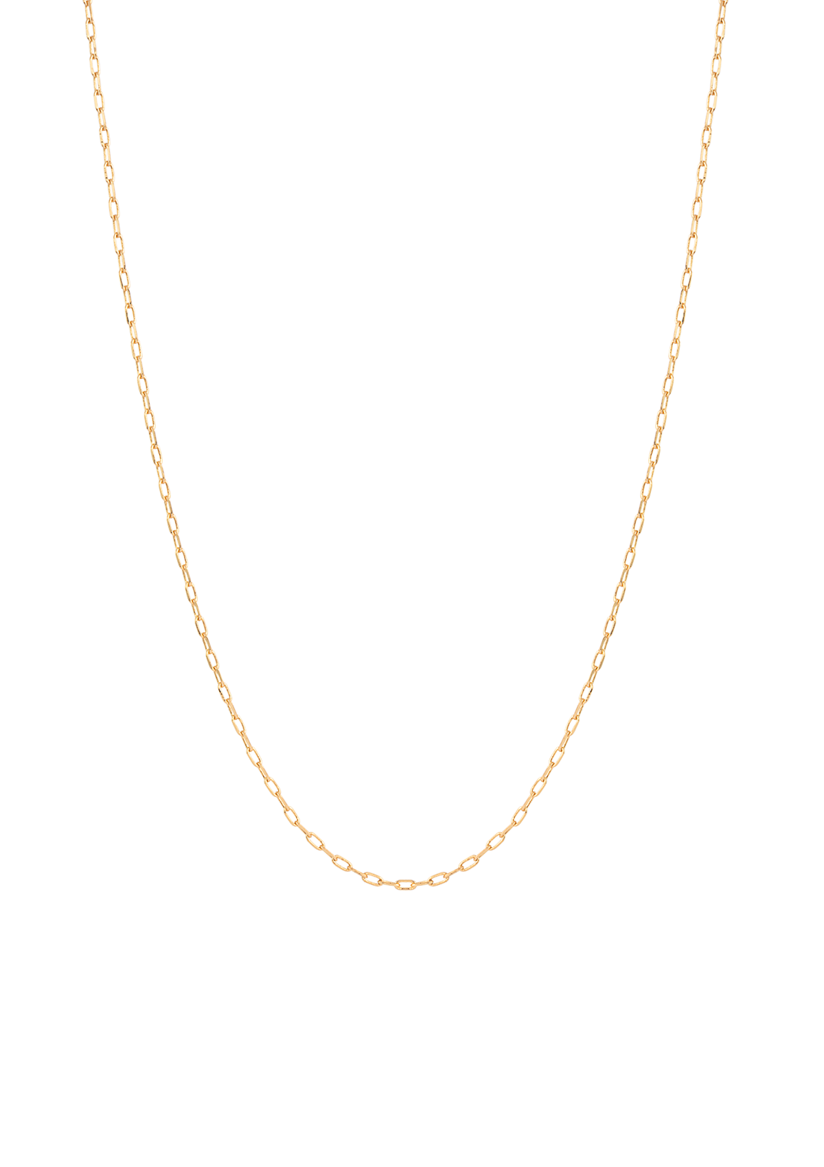 Basic Box Chain Necklace Gilded