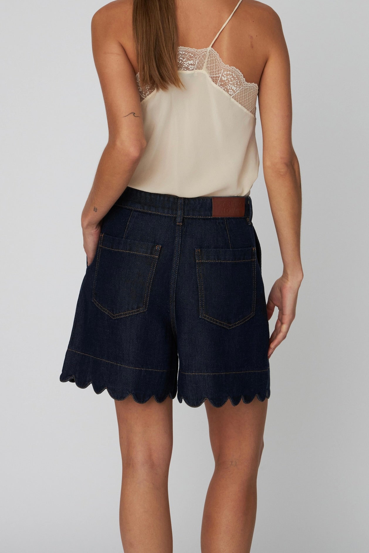 Blue Denim Shorts