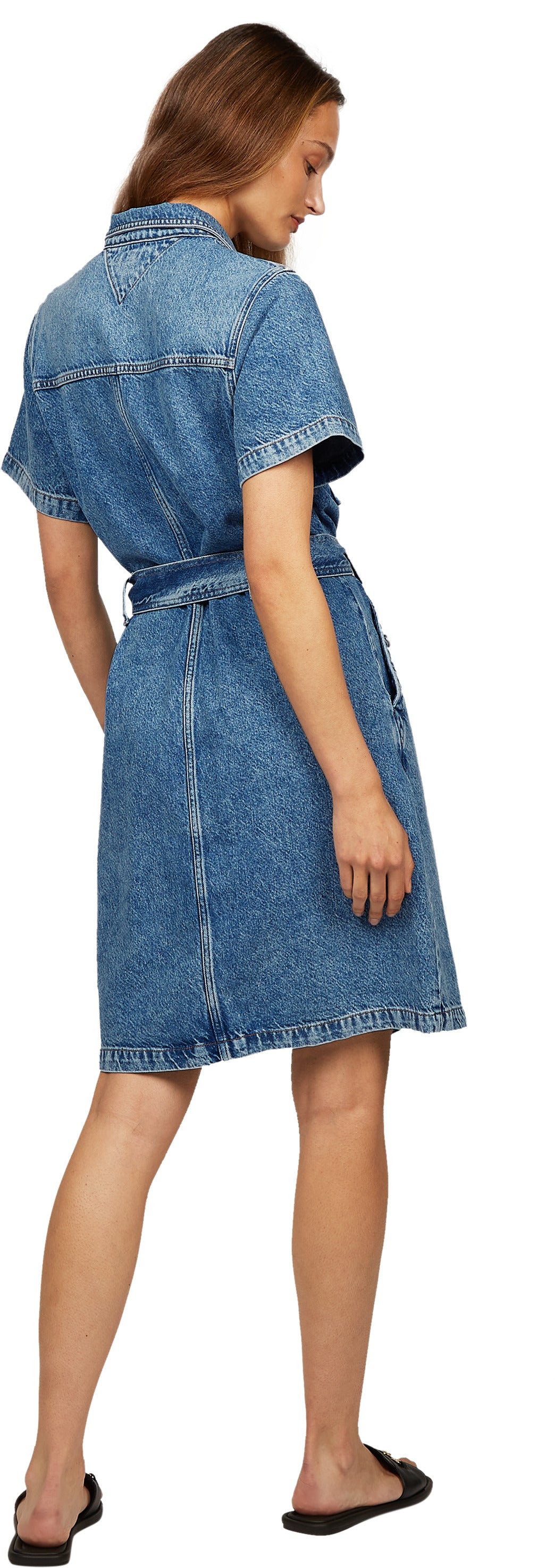 DNM SS Knee Belted Dress