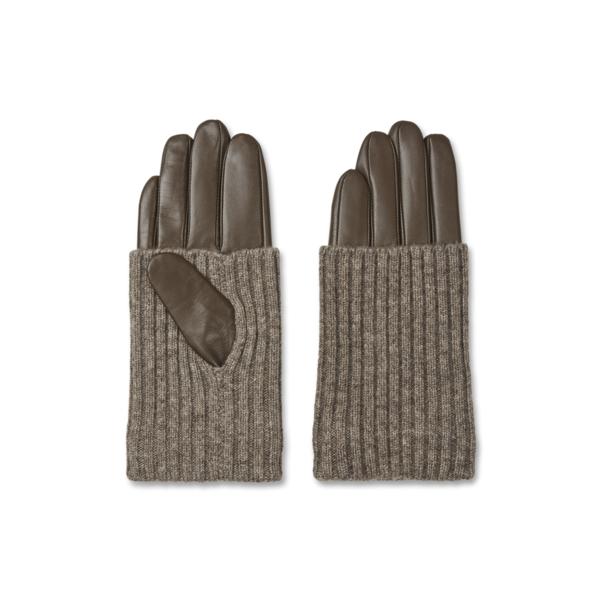 Leather Knit Glove