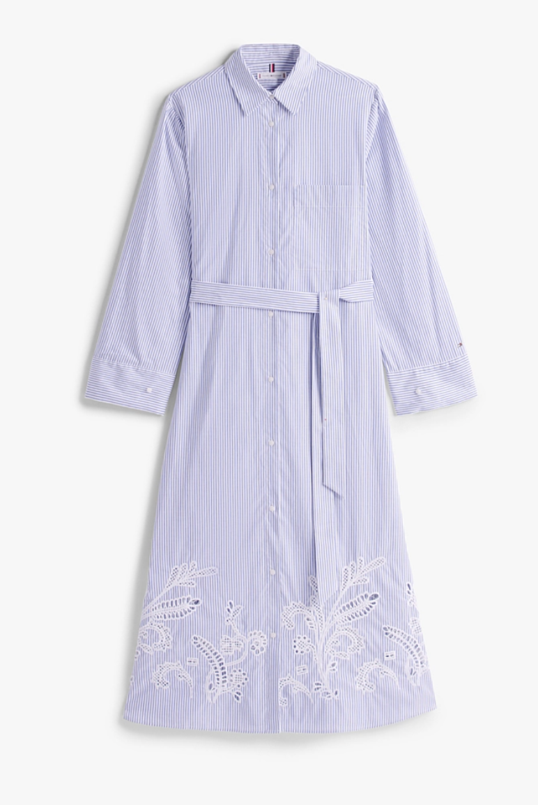 BRODERIE ANGLAISE CO SHIRT DRESS