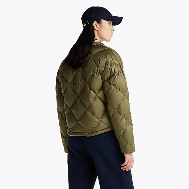 CASUAL QUILTED DOWN BOMBER