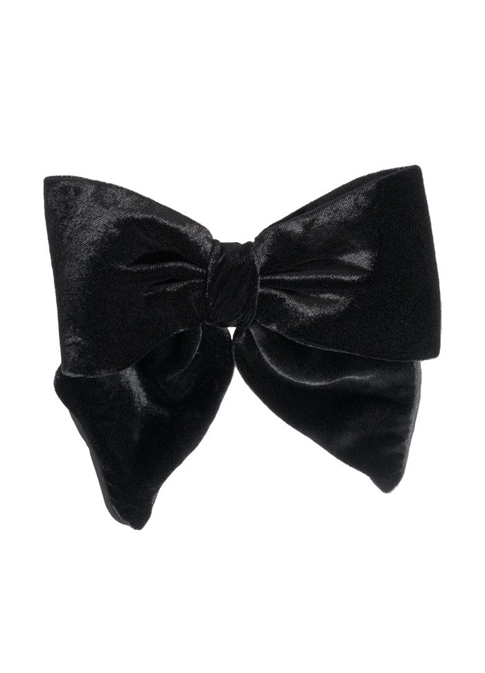 Luxury Bow Silk Velvet