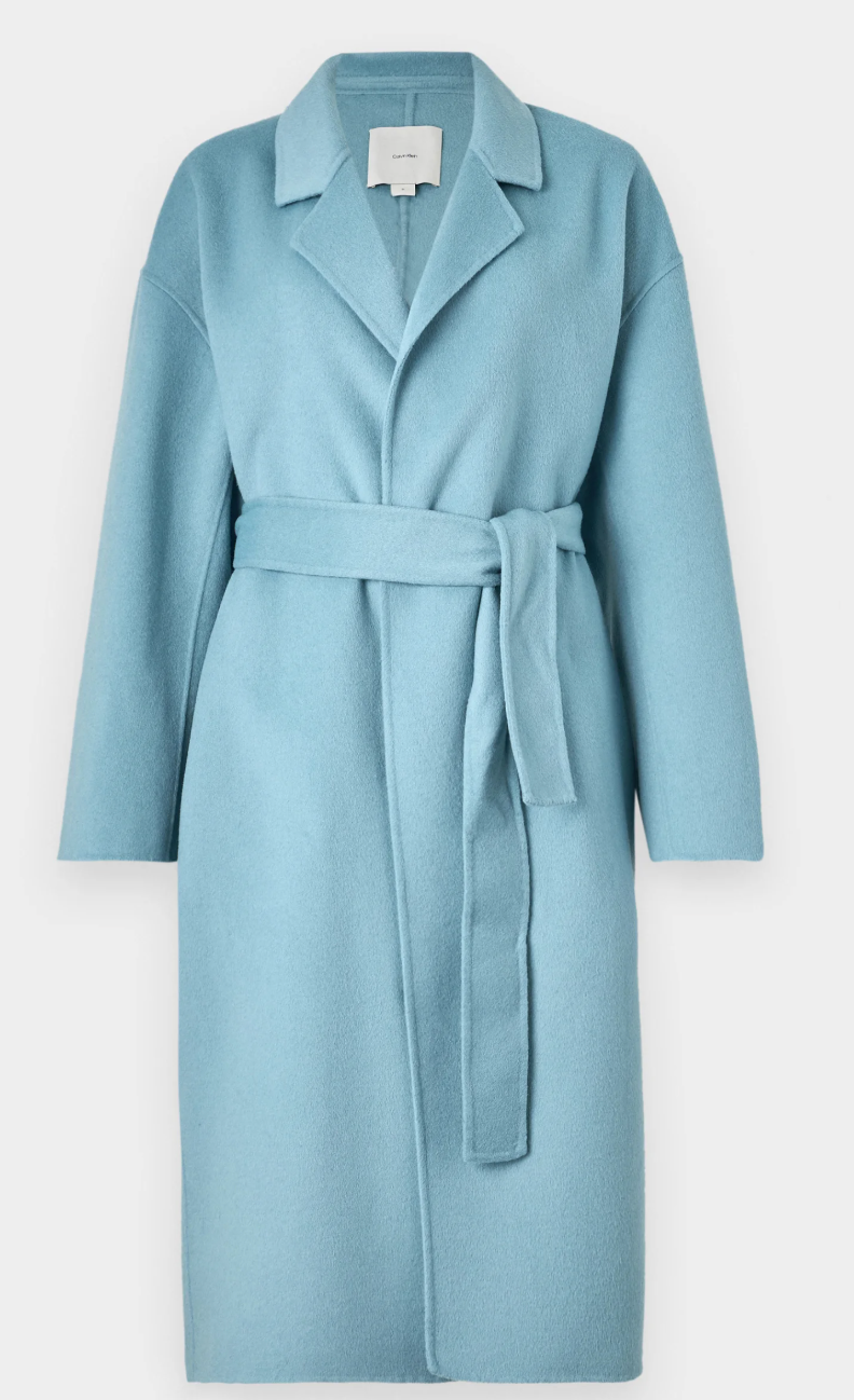 DF WOOL WRAP MIDI COAT