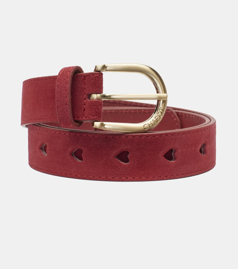 Cut it out heart belt