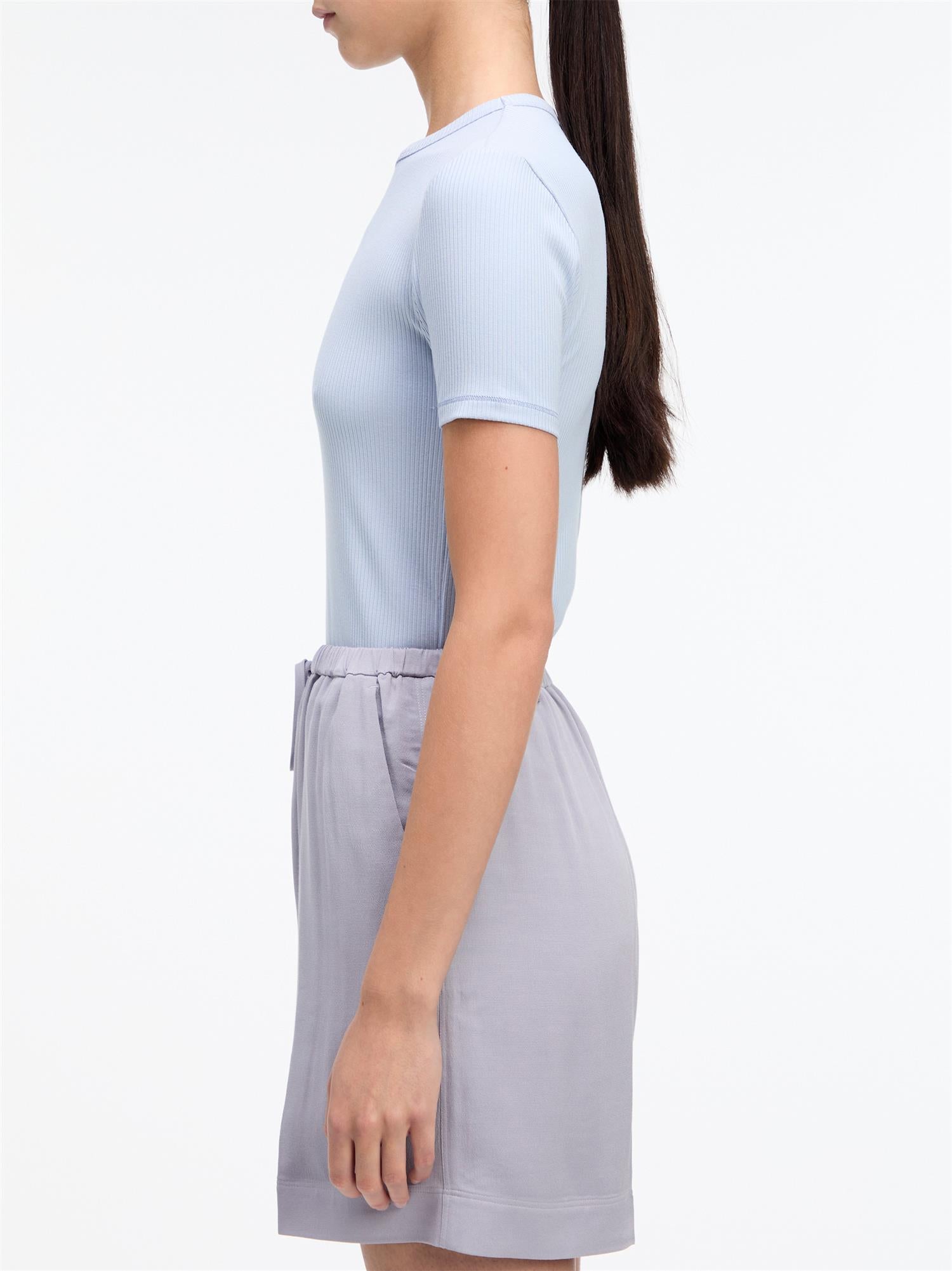 Modal Rib Slim SS Top