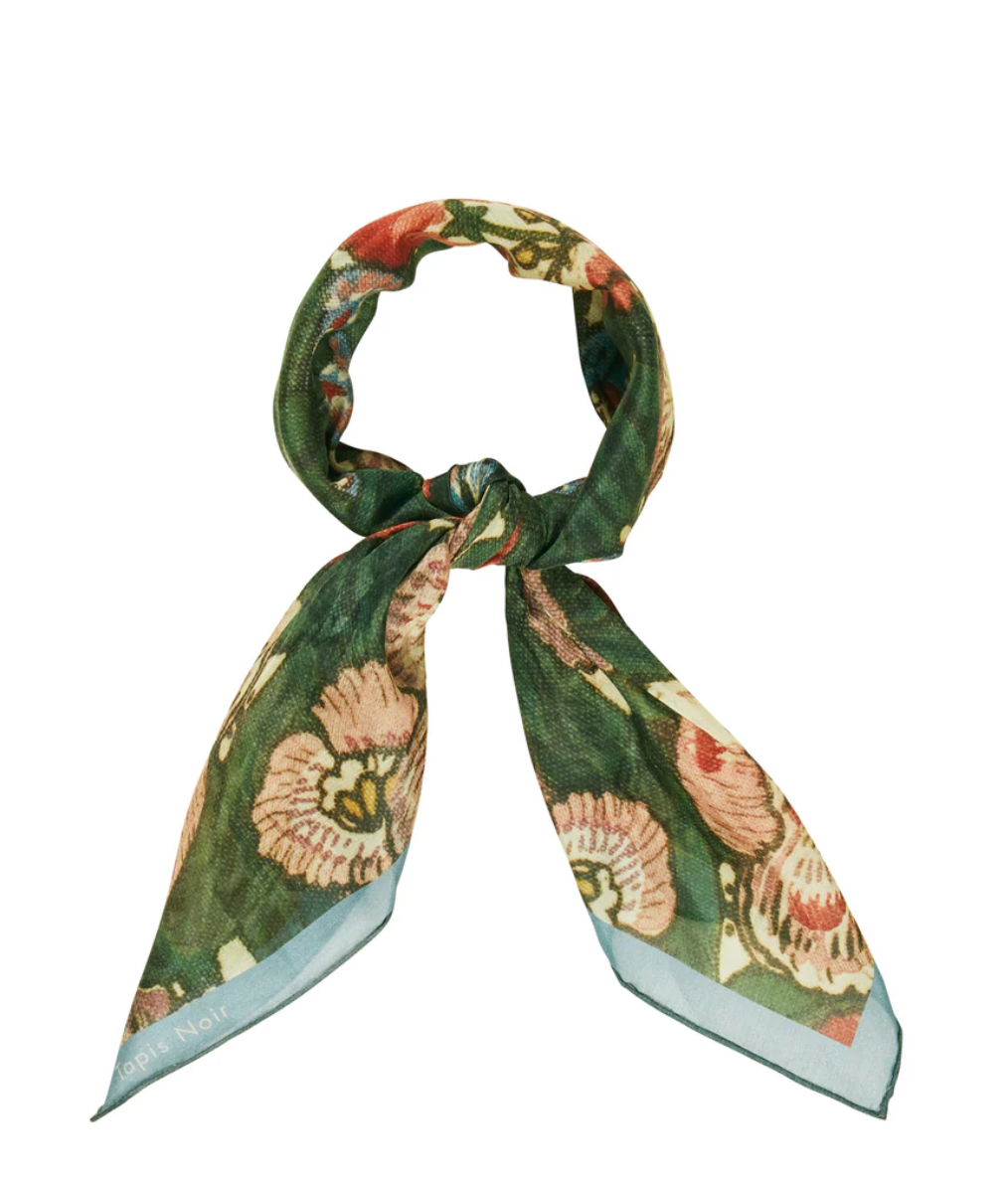 Light Green Bloom Scarf