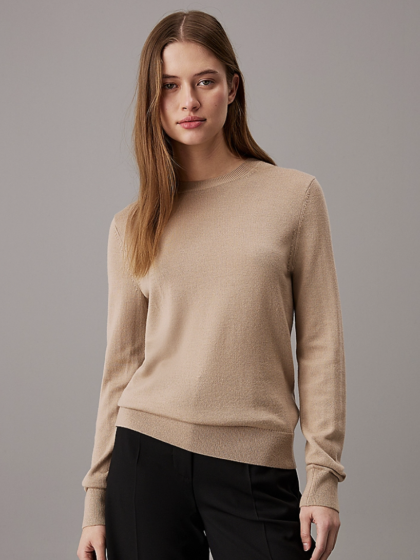 Merino Wool C-Neck Sweater