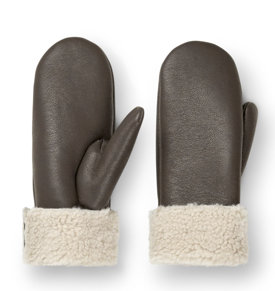 Faux Shearling Mittens