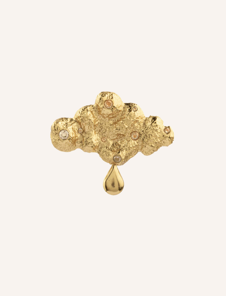 The Skyfall Brooch Gilded