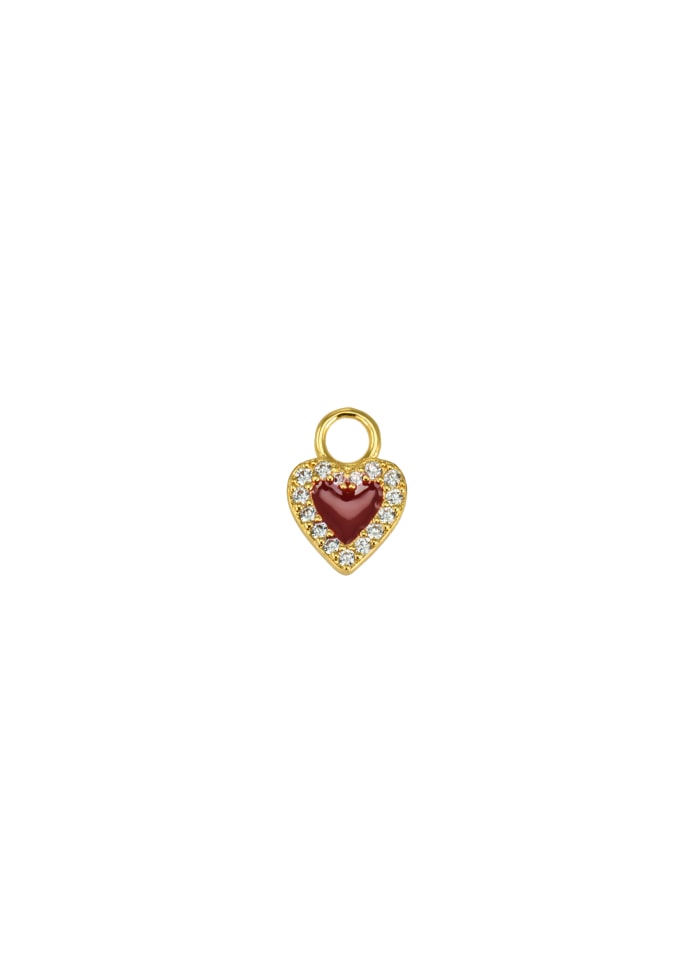 Hearts Charm Enamel