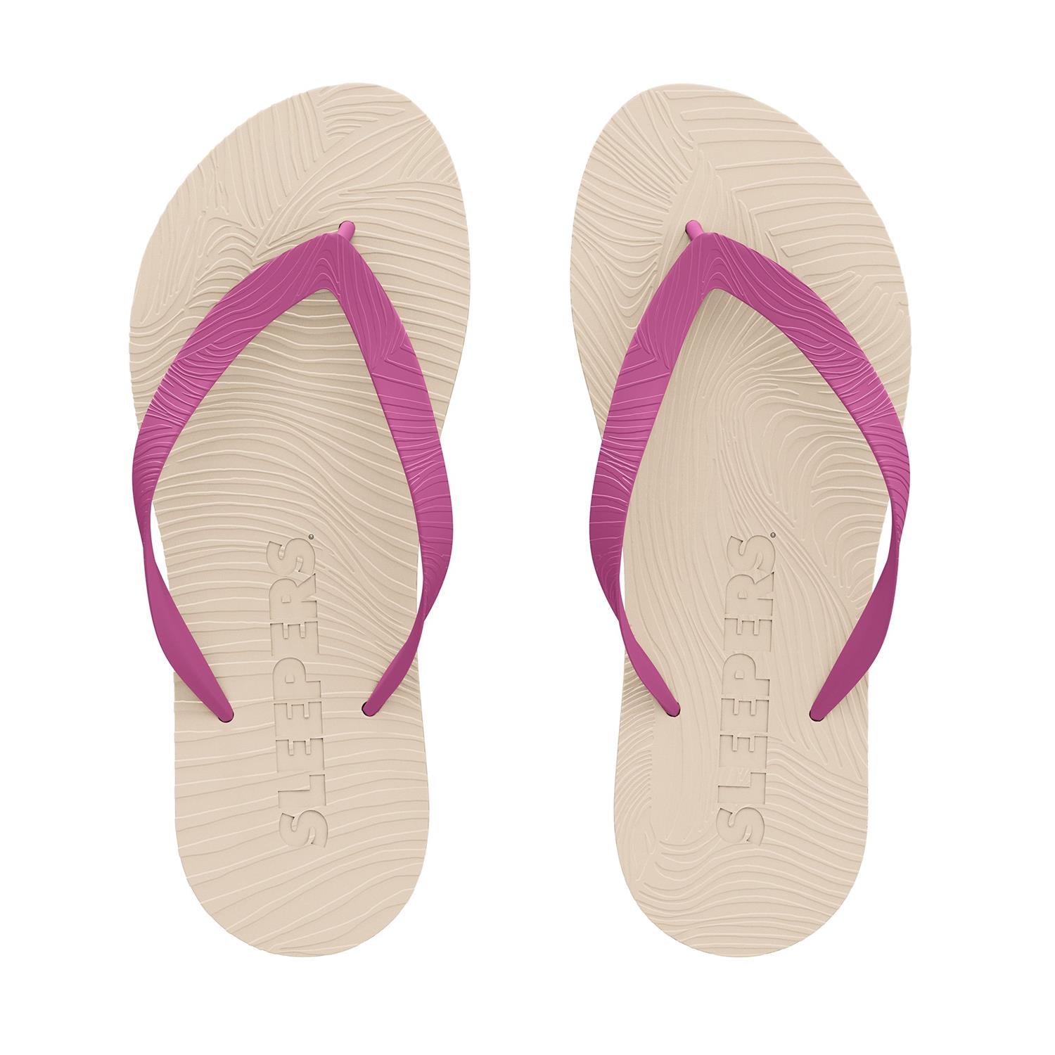 Slim Wide Strap Eggnog Fucsia