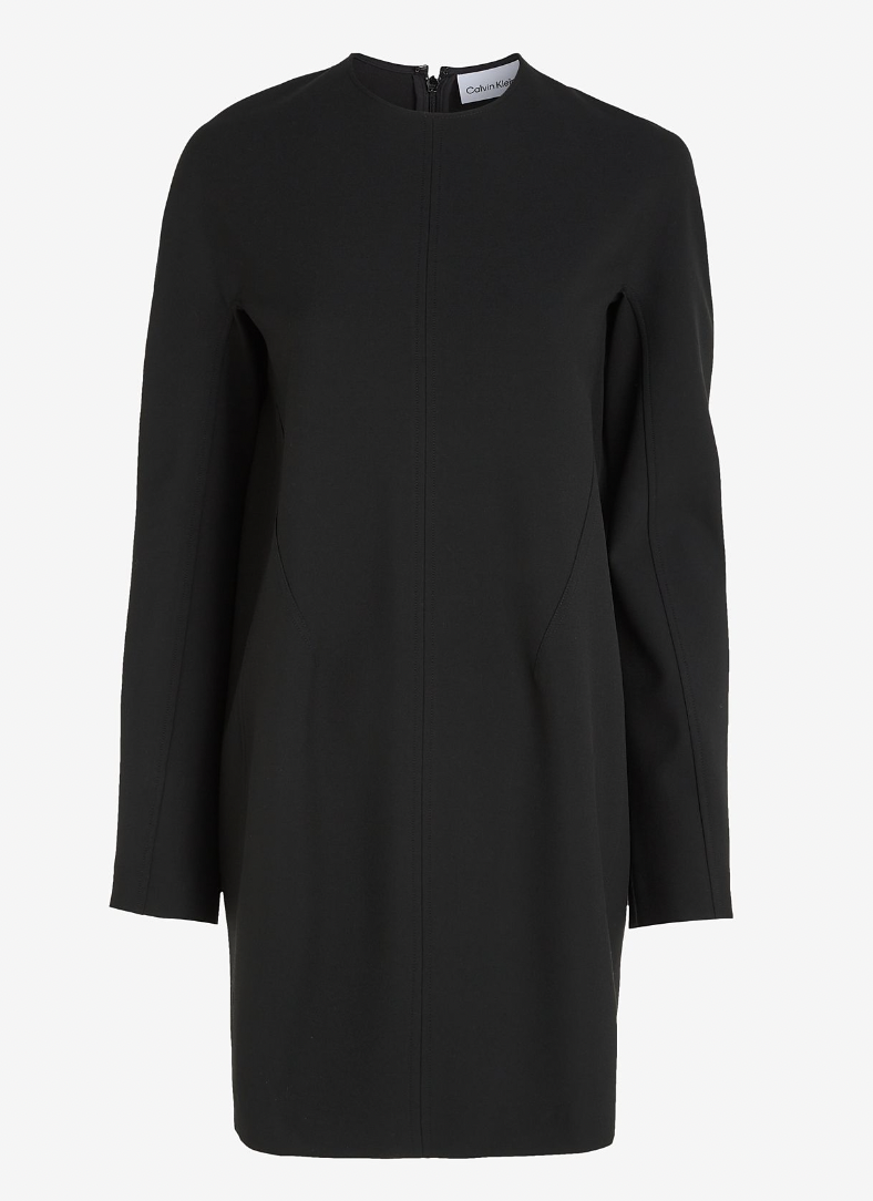 Heavy Viscose LS Shift Dress